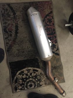 Kx 450 stock muffler slip on