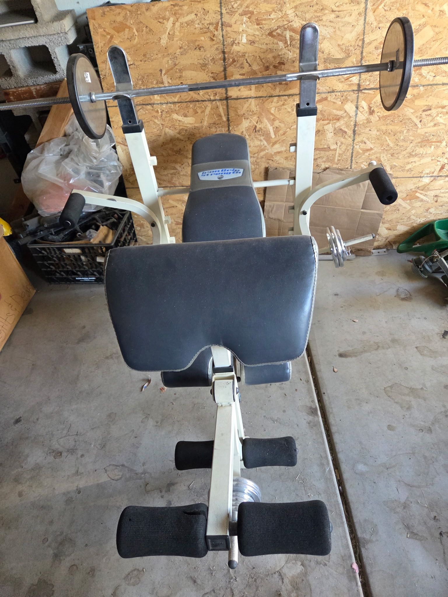 Weight Bench with Weights