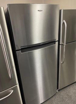 Whirlpool Top Mount Stainless Refrigerator Fridge
