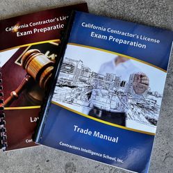 CA Concrete License Books
