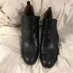 Lucky Brand Leather Ankle Boots Sz 9