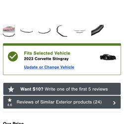 2023 Corvette Stingray Chin Lip