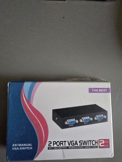 VGA 2PORT SHARE MONITOR TWO DEVICES