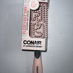 Conair Flexi Fast Dry Hair Brush, Velvet Touch