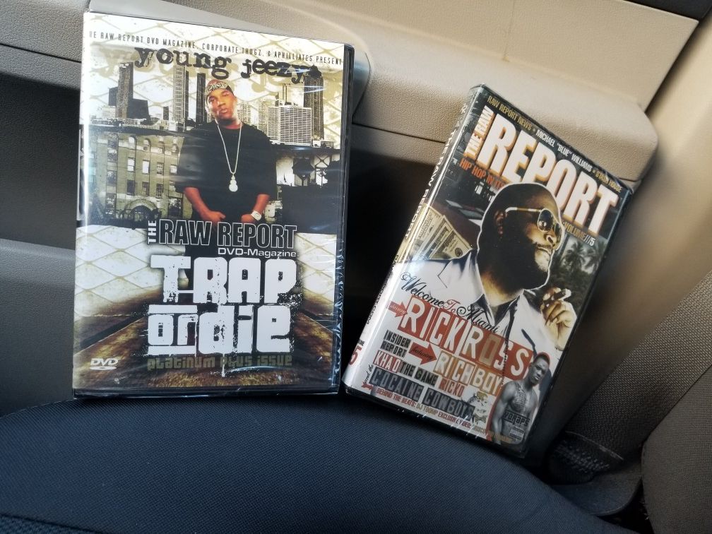 CLASSIC DVD MAGAZINE "THE RAW REPORTS YOUNG JEEZY,RICK ROSS,50 CENT,YOUNG BUCK AND MORE...500 AVAILABLE NEW IN PLASTIC