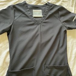 Women Black Scrub Xxs  (used Like New ) 3 Sets 