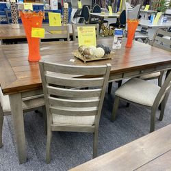 7 Pc Dinning Table $799