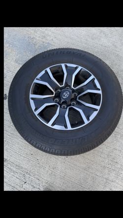1 Only —- 265/65r17 6x139.7 6x5.5 TRD Stock Tacoma FJ CRuiser Tacoma Lexus GX470 4Runner Yukon Tahoe Tundra Rim Wheel Tire