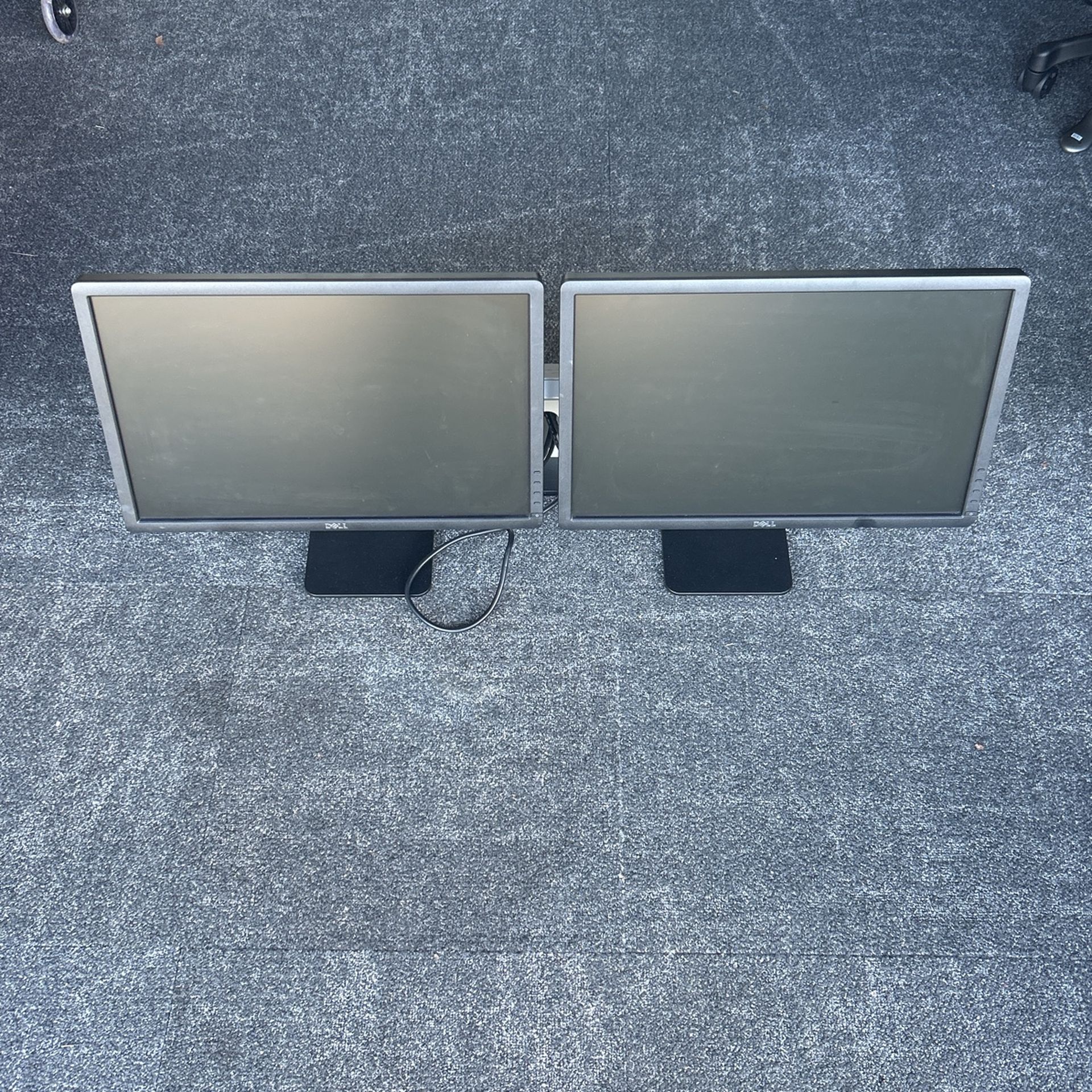 Dual Dell Computer Monitors
