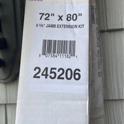 72x80 Extension Jam French Doors With Sill Plate