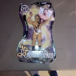 WWE *AUTOGRAPHED* Jakks New Year's Revolution PPV 8 Dave Batista 7" Figure
