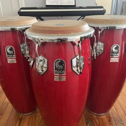 Toca Custom Deluxe Congas - Set of 3