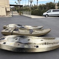 Three seater kayaks. 3 of them. $100 each, $300 total