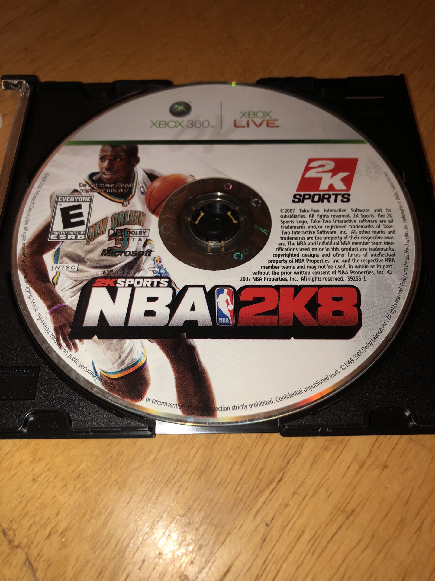 Xbox 360 Game 2K Sports 🏀 NBA 2K8 