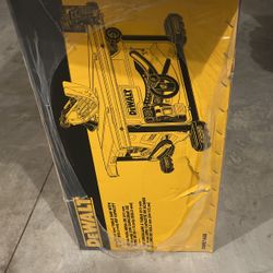 Dewalt Corded Table Saw  W/ Rolling Stand 
