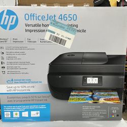HP OfficeJet 4650 InkJet Printer- NEW IN UNOPENED BOX