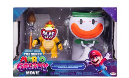 New Super Mario Galaxy bowser jr clown car toy