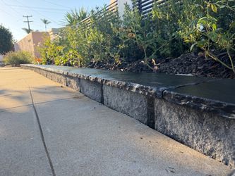 Pavers - drip - plants - sod - excavation