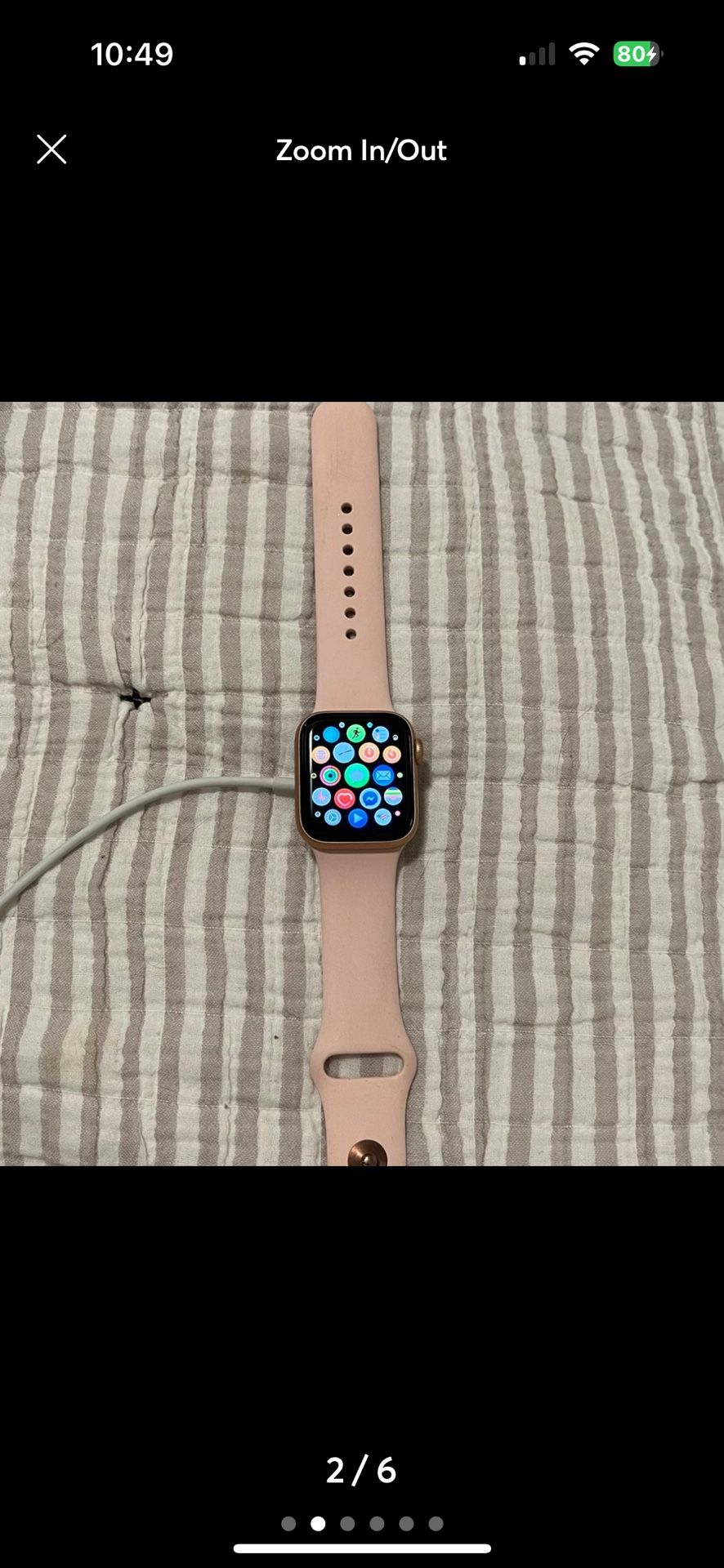 Apple Series 4 Gold 44 mm Smart Watch