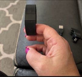 Fitbit Digital Wristwatch with a Buckle Band