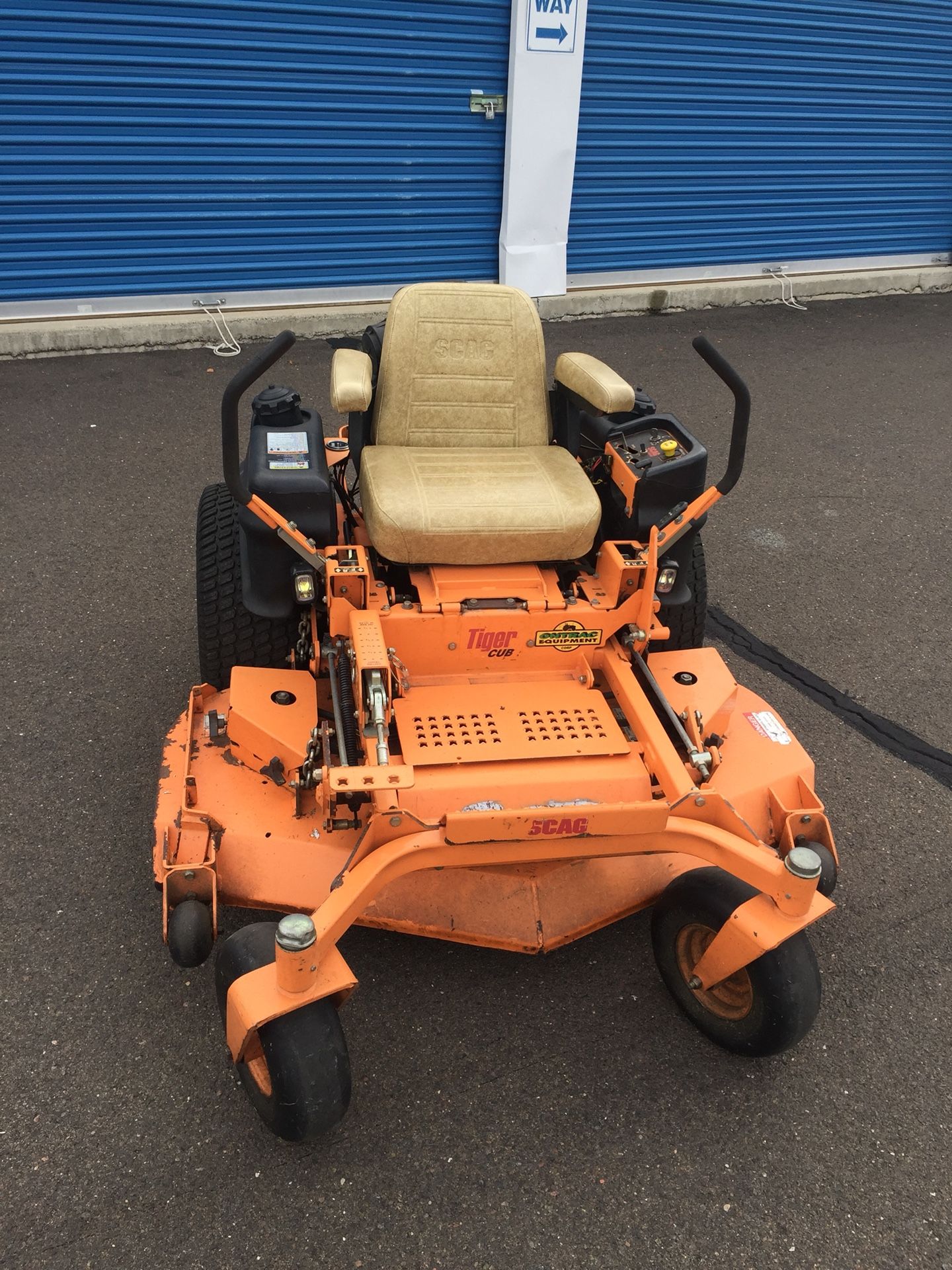 Scag 48 inch zero turn mower 22 hp Kawasaki motor 1100 hours runs great obo