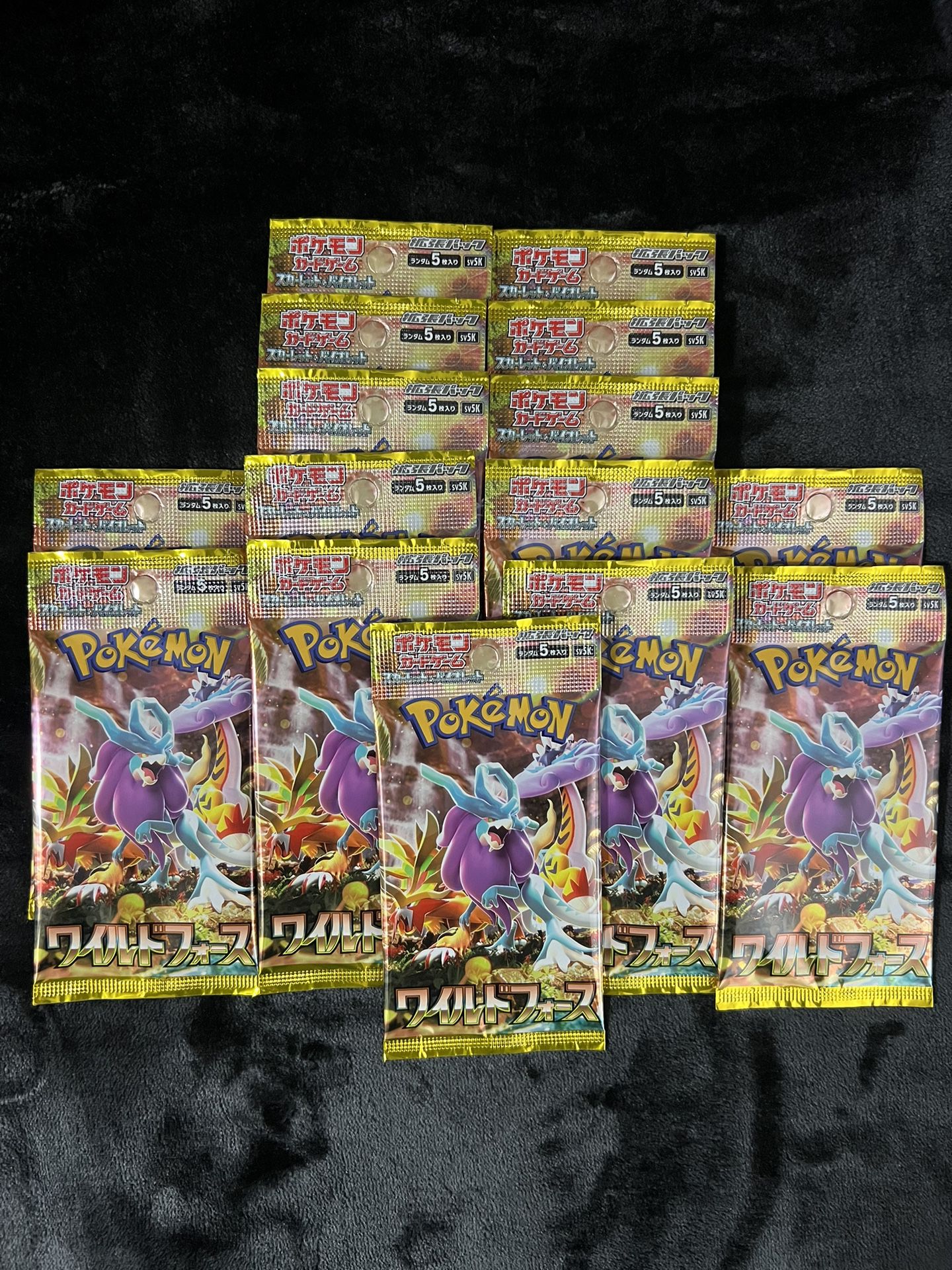 15PACKS Wild Force sv5K Pokemon Cards Japanese Pack- Sealed
