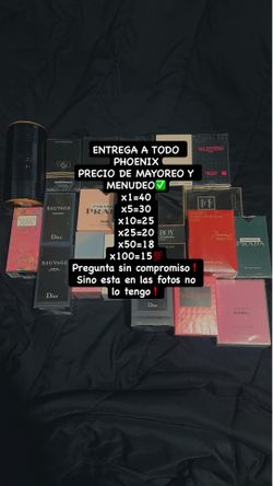 Mayoreo perfumes