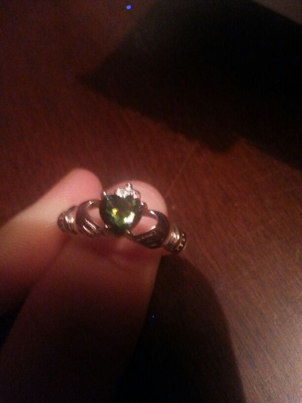 Sterling silver clauddaugh ring