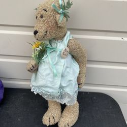 The Teddy Bears On A Lark Pregnant Bear W/ Rossy Cheeks And Movable Joints READ