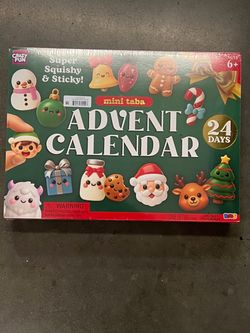 Crazy Fun Mini Taba Squishy Advent Calendar 24 Days