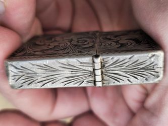 1920's Antique Coin Silver Engraved Cigarette Lighter Case for Sale in Alta  Loma, CA