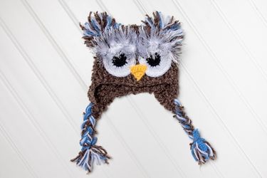 Adorable Handmade Owl Baby Hat