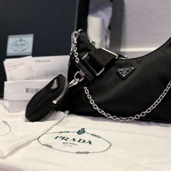 2005 Prada Re-edition Re-nylon Designer Bag