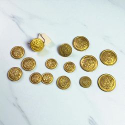 Lot Of Vintage U.S. Navy Anchor & Eagle Uniform Buttons 15 Pcs