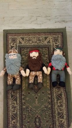 Duck Dynasty stuffed characters 15 in tall