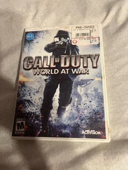 Call of Duty World at War Nintendo Wii – $10