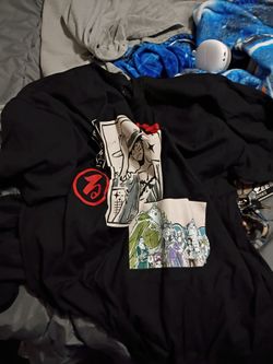 Black Anime Graphic Hoodie