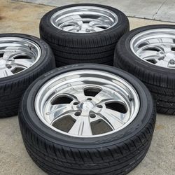 18 Inch Staggered 2pc Billet Boyds 5x4.75 