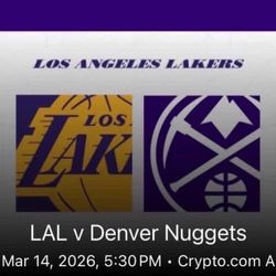 Lakers Vs Denver Nuggets - Sat Mar 14