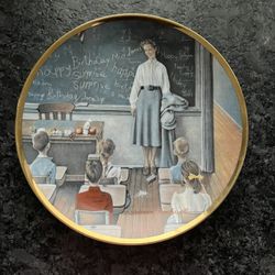 Norman Rockwell Plate Collection “The School Teacher”