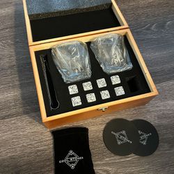 Cool Stones - Whiskey Glass Gift Set