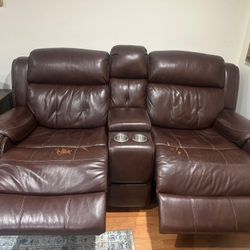 Leather Recliner Couch Set – $800 OBO