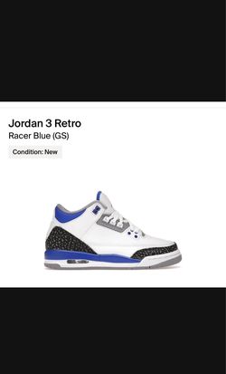 Jordan 3 Retro size 3.5Y