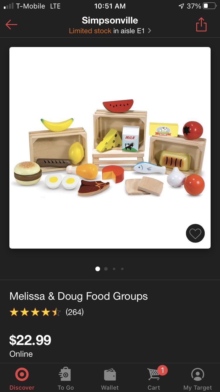 NEW Melissa & Doug Food Groups 