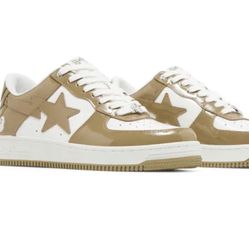 Size 9 Bapesta #5 Beige