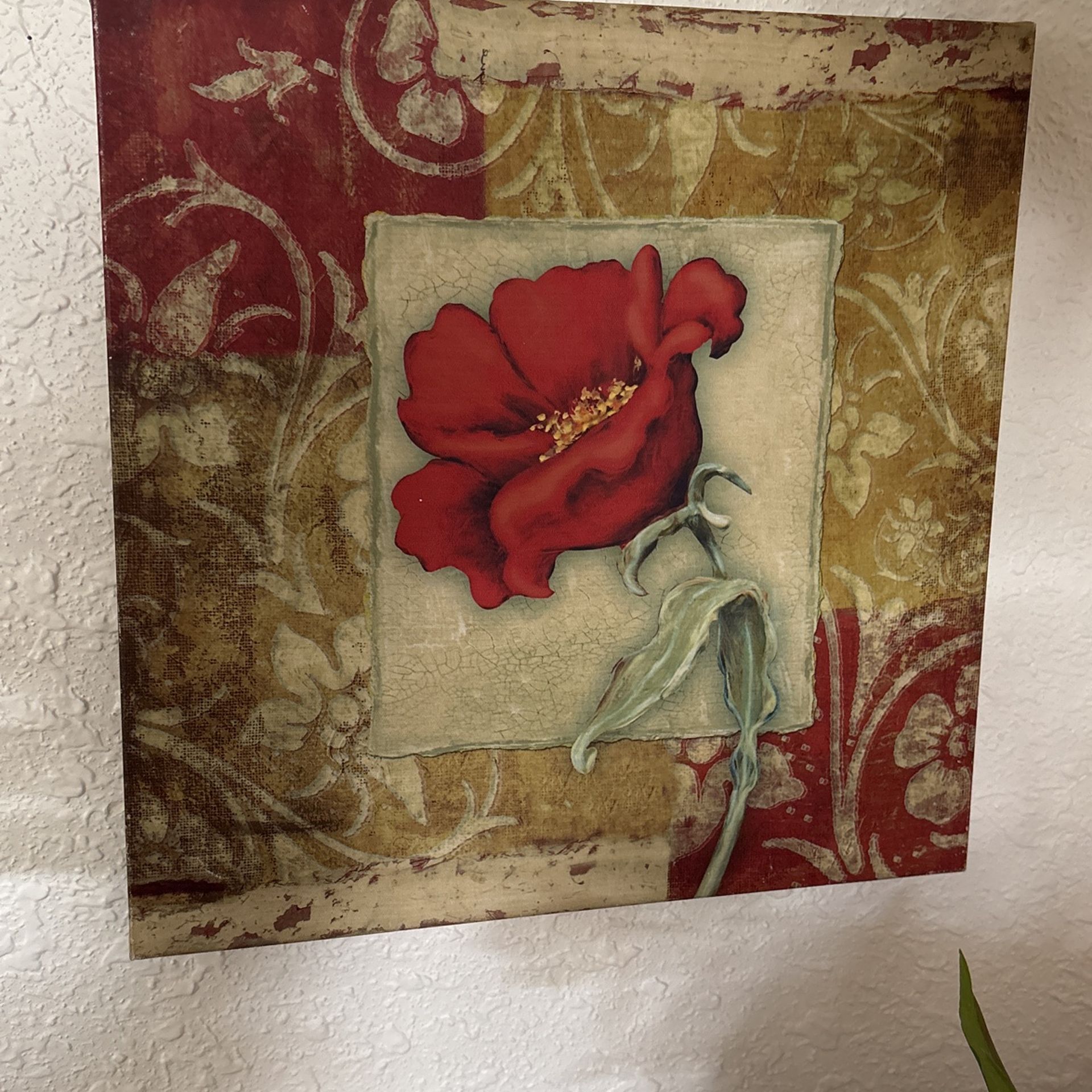 Flower Painting Wall Decor