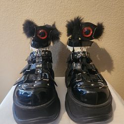 Demonia Monster Eye Platform Sandles