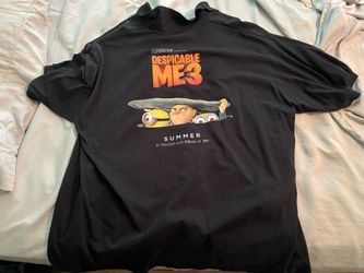Despicable Me 3 Minions movie Cinemark theaters staff shirt polo size 4xl