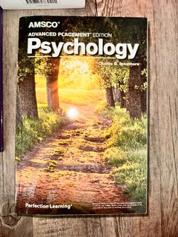 AP Psychology book and study guides
