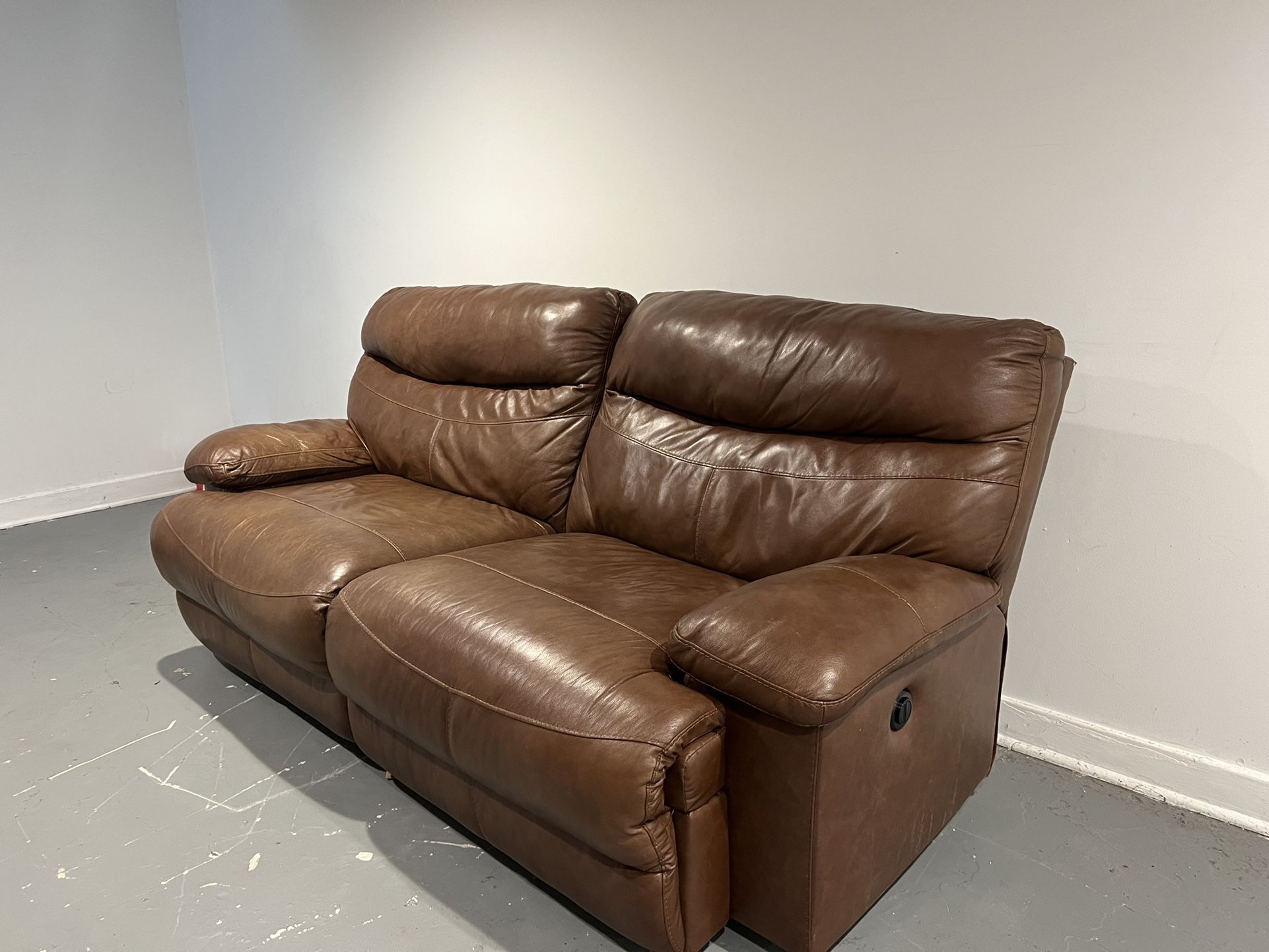 Ashley Furniture Italian Leather Couch